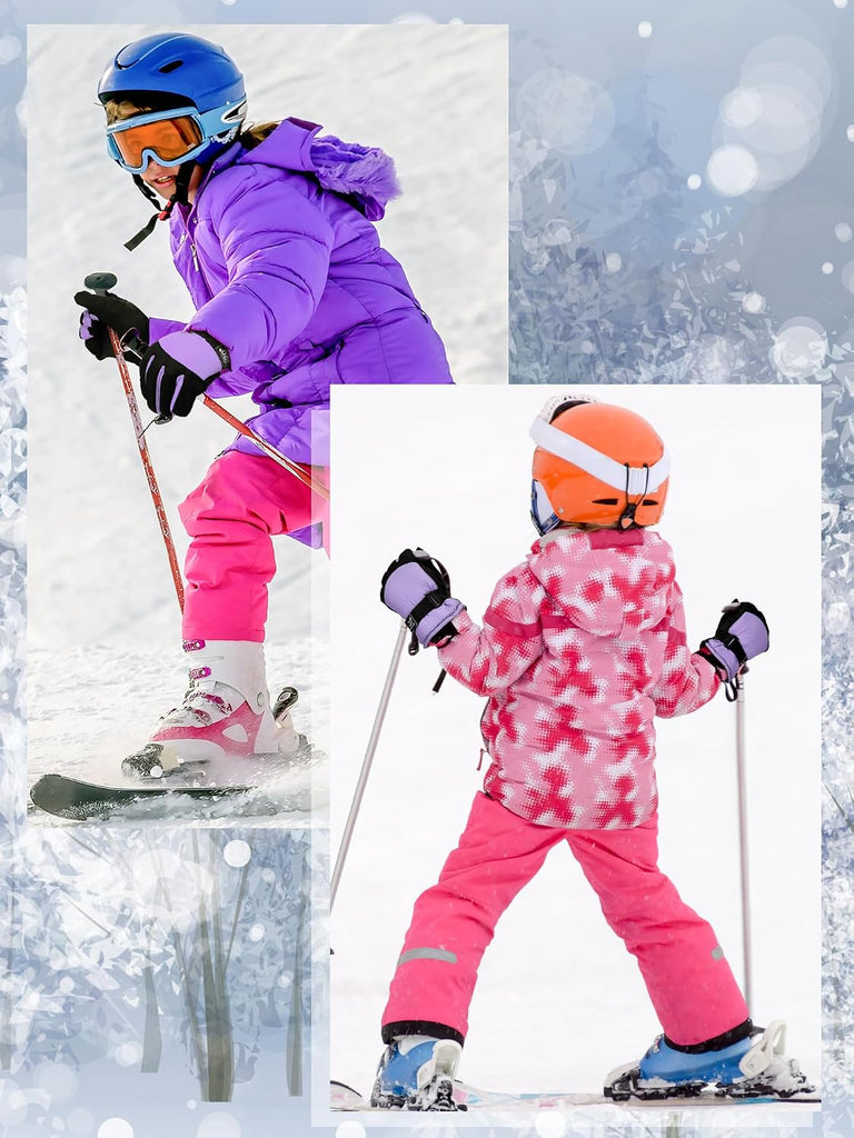 Kids Waterproof Winter Snow Ski Gloves