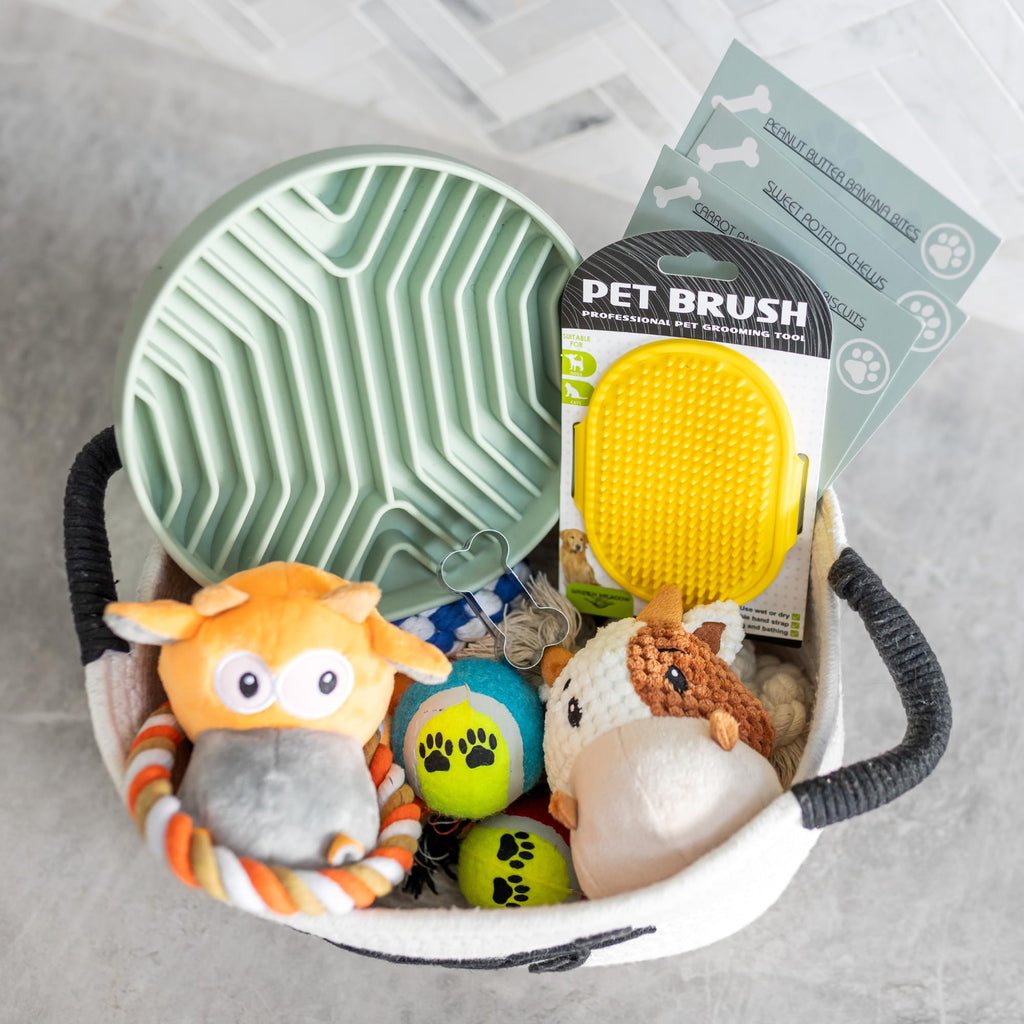Puppy Gift Basket - Premium Puppy Starter Kit and Dog Gift Basket
