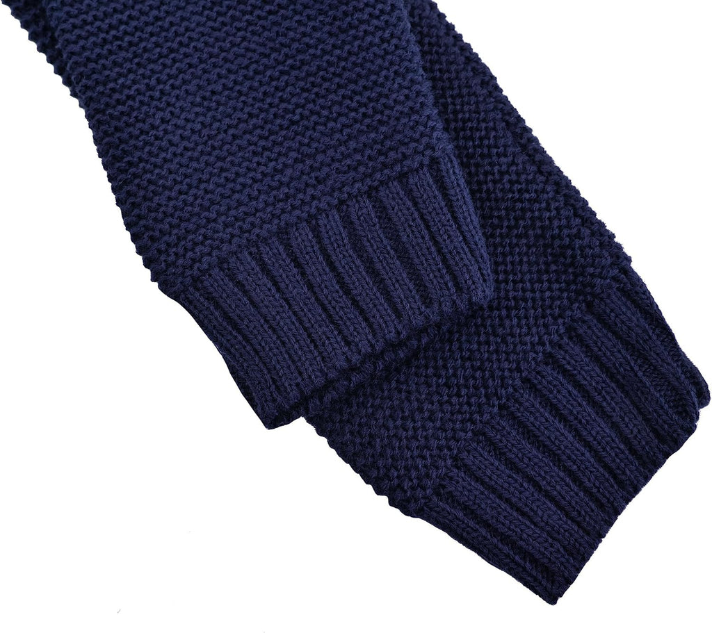 Baby Boys' Hooded Cardigan, Soft Knit Ribbed Button Closure Sweater