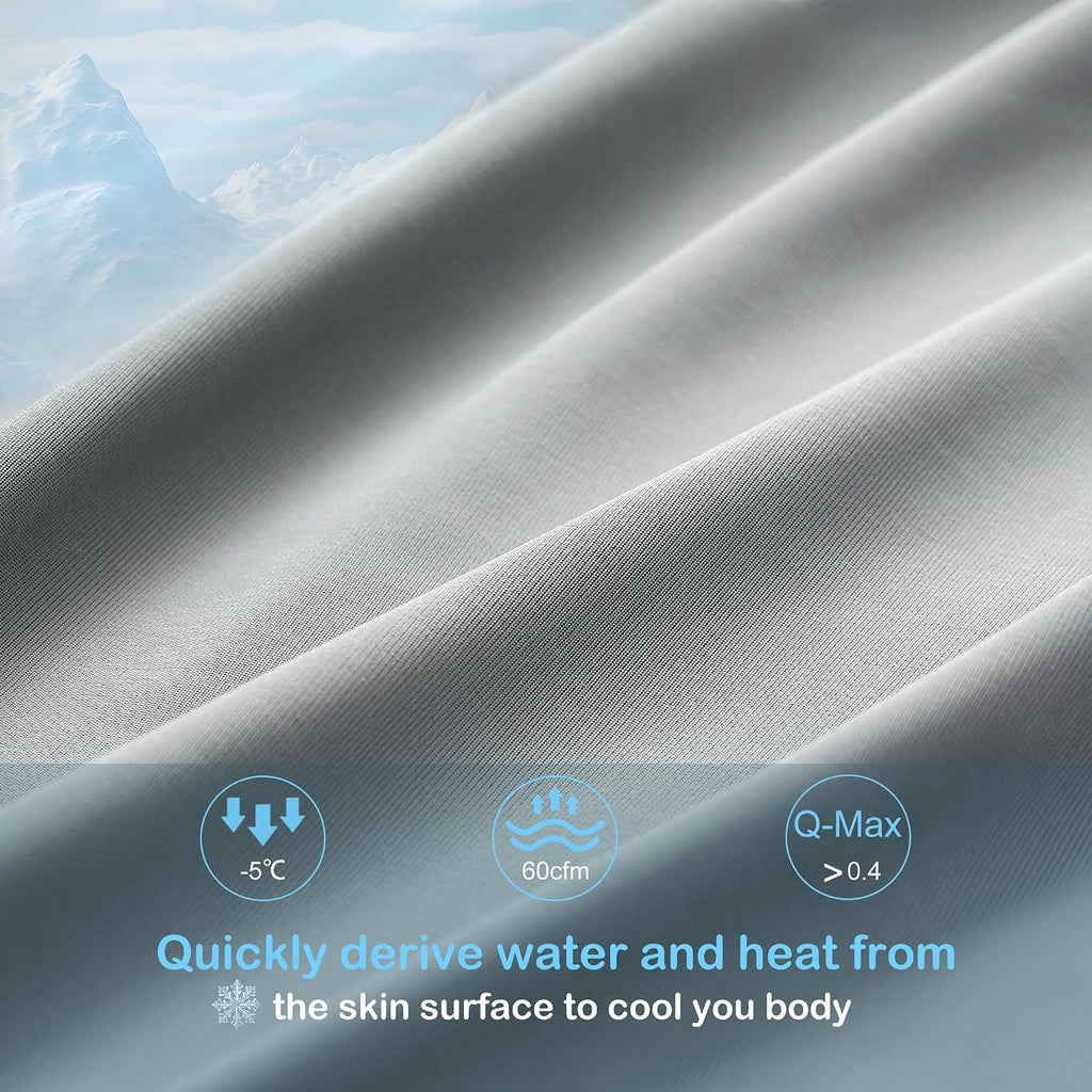 Cooling Comforter King Size, Cool Blanket for Hot Sleepers,104x90 | Arc-Chill Q-Max >0.45 cooling comforter wicks