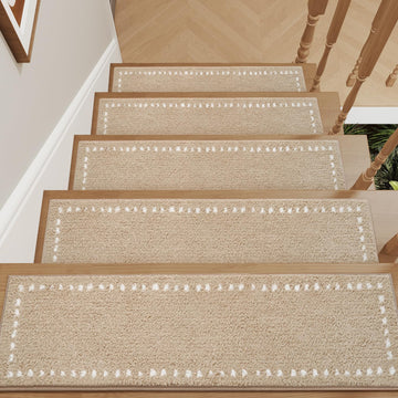 Stair-Treads Non Slip 15PC Soft for Wooden Steps 8"x30"
