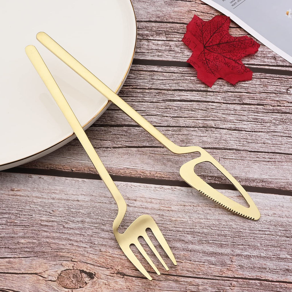 Flatware Set 32-piece Silverware Set Matte Finished Cutlery Set Service for 8 Include Knife/Fork/Spoon/Coffee spoon