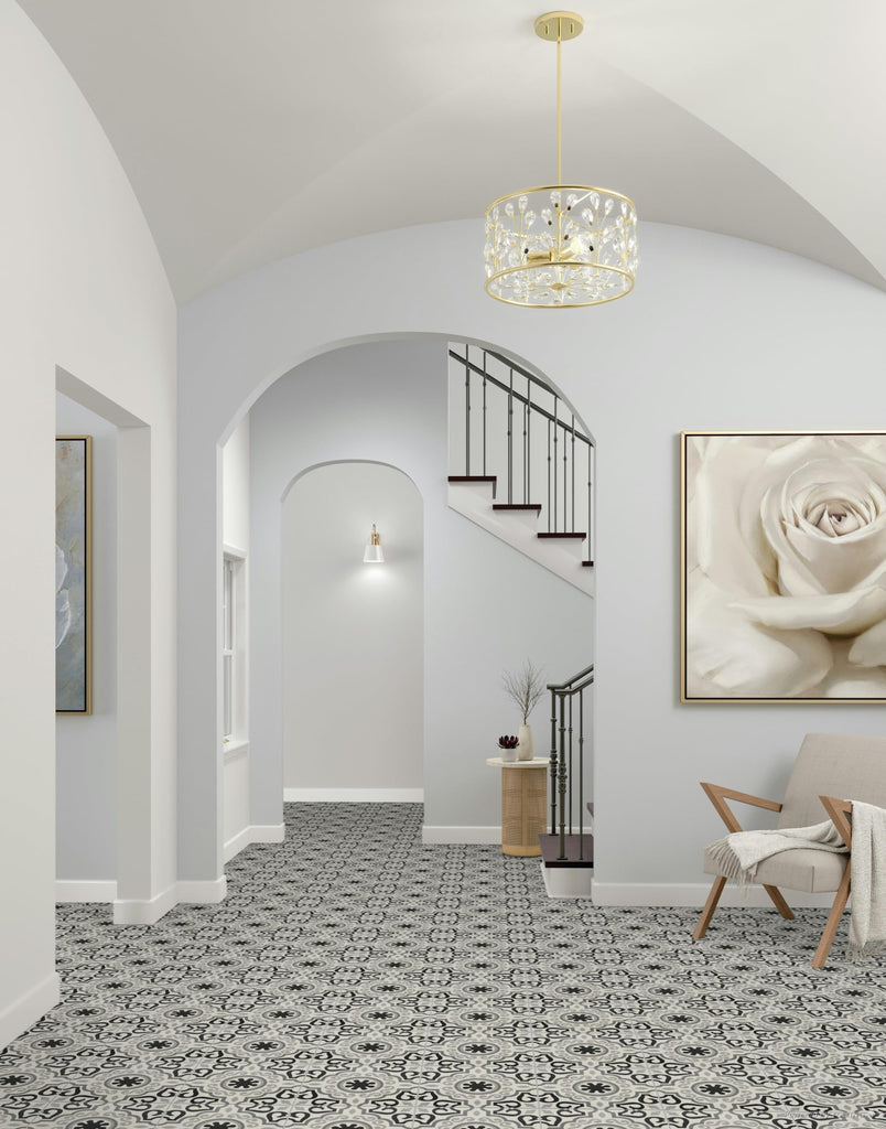 12x12 Marseille Encaustic Pattern Ceramic Tile Floor Wall (8)