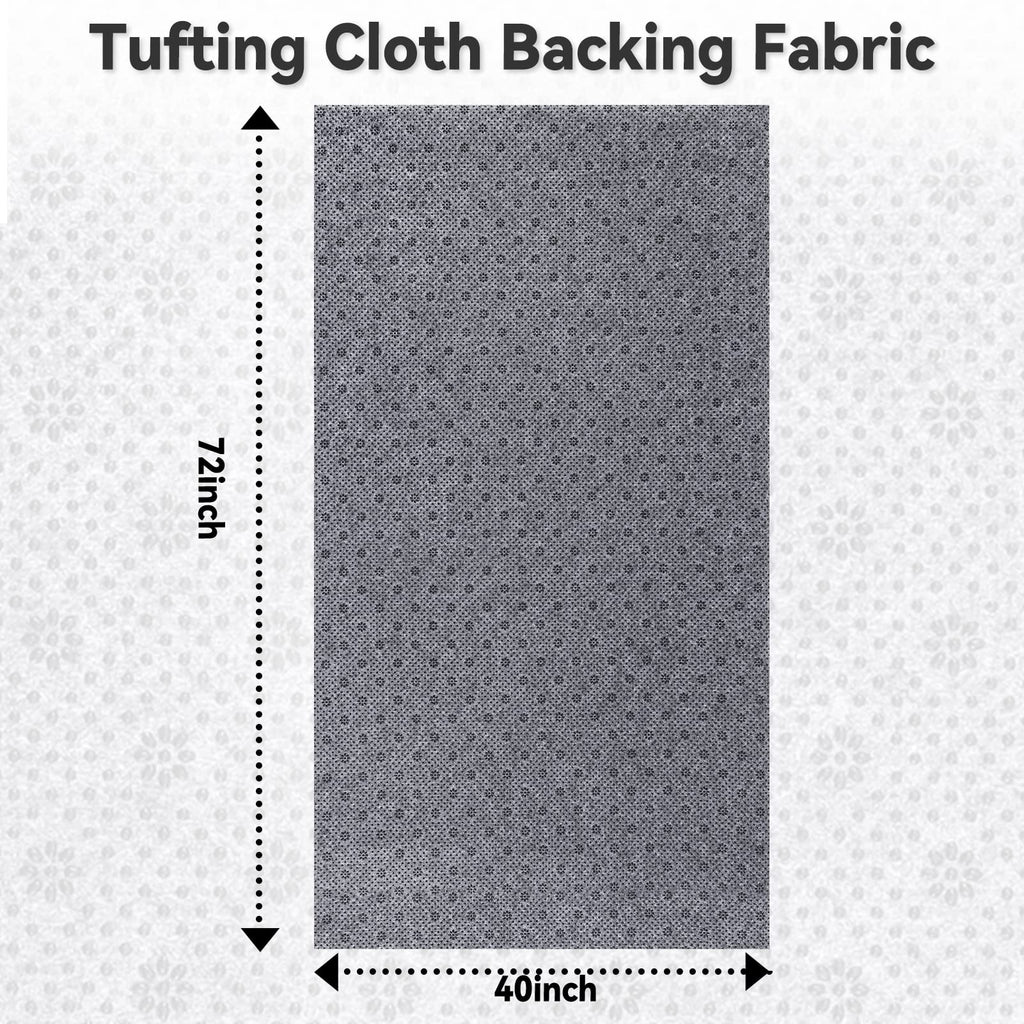 72x40 Inch Non Slip Final Backing Cloth, Vinyl Primary Tufting Cloth
