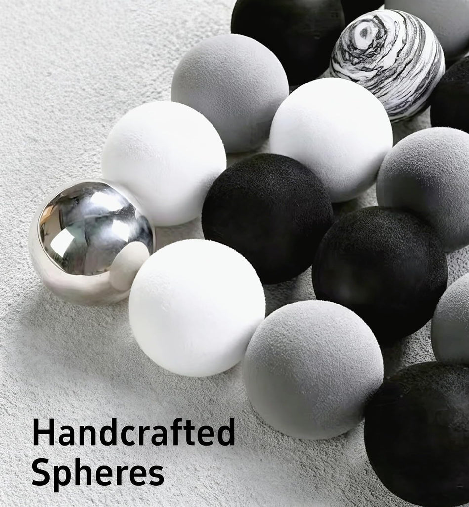 3D Wall Art Extra Large Sandstone Textured Wall Decor, Modern Black and White Abstract Artwork for Walls, Minimalist - Set of 3