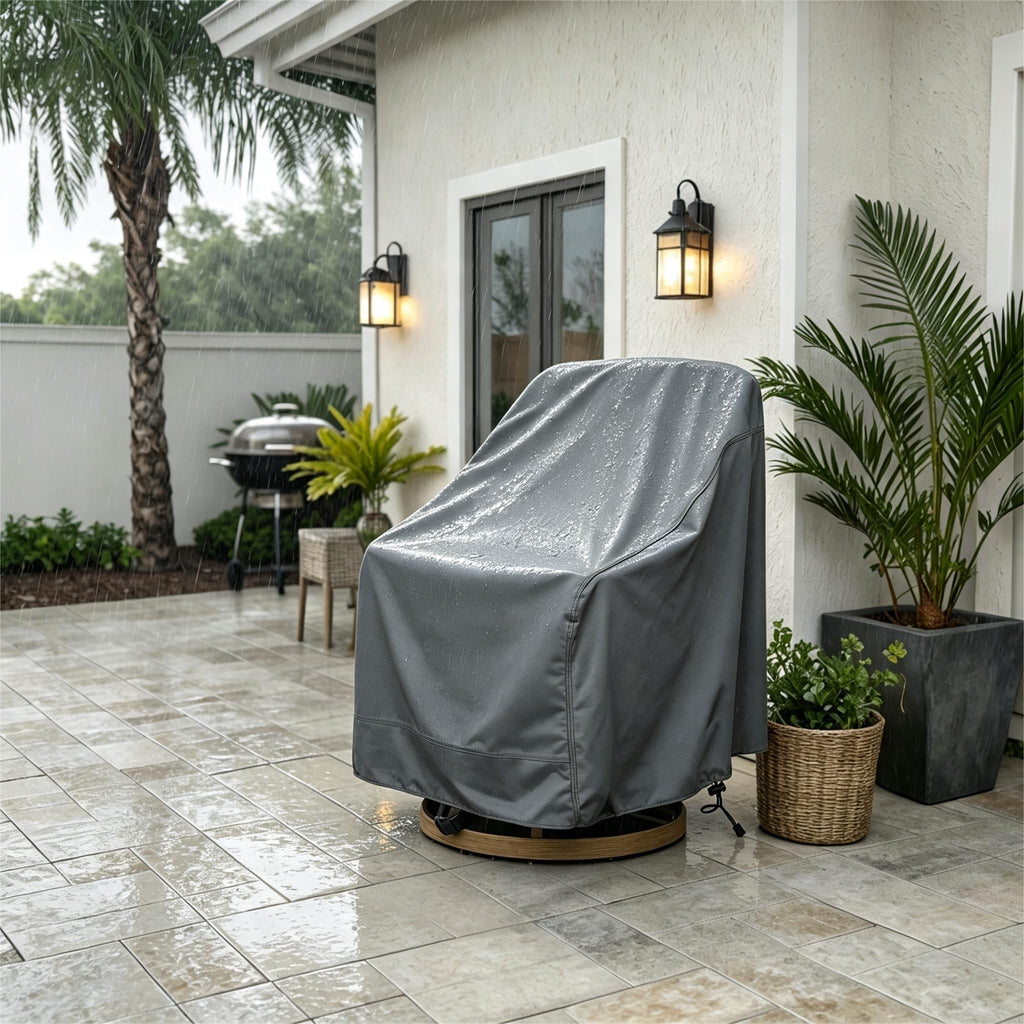 Outdoor Swivel Lounge Chair Cover, Waterproof Patio Furniture Cover