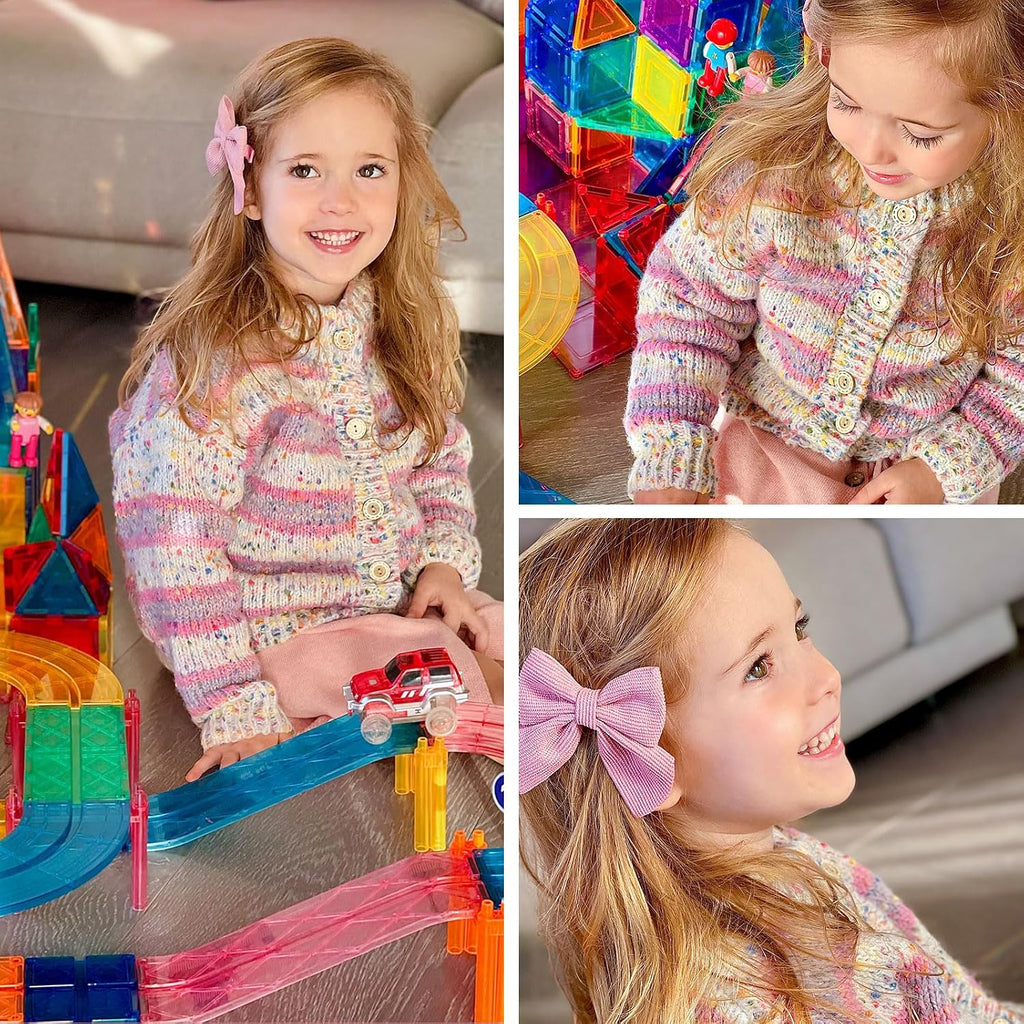 Toddler Girls Knit Cardigan,Long Sleeve Sweater
