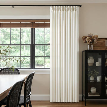 Extra Wide Curtains Natural Linen Privacy