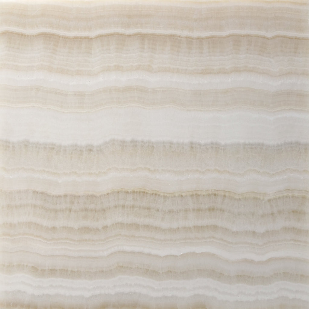 Premium White Onyx Vein-Cut 12 X 12 Polished Tile - Box of 5 sq. ft.