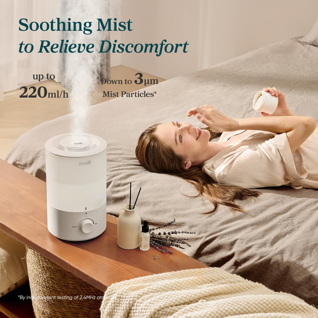 Humidifiers, Quiet, 3L Cool Mist, Essential Oil Diffuser