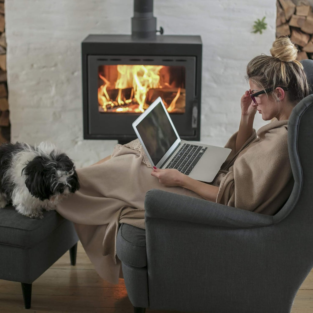 Faux Fur Throw - Luxurious, Hypoallergenic Premium Zobel Faux Marten Sable Fur Blanket with Plush Mink Back and Gift