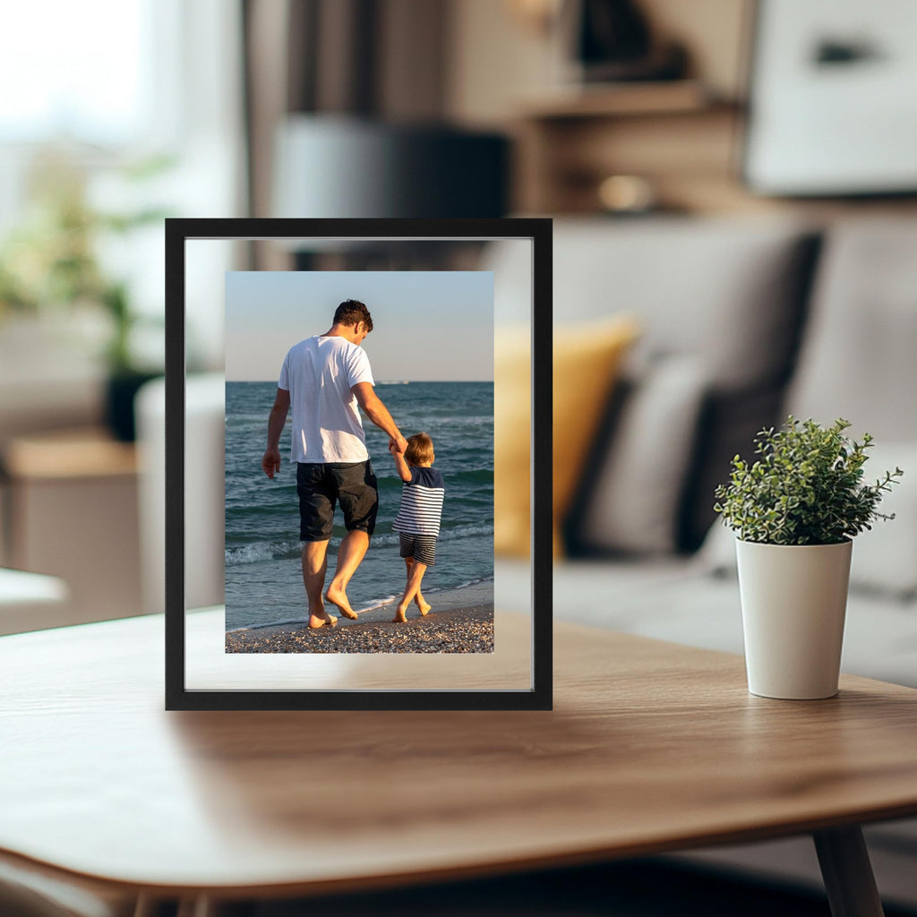 11x14 Floating Picture Frame, Black
