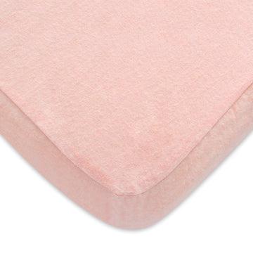 Pack and Play Sheets Girl, 100% Cotton Flannel, Portable Mini Crib Sheet