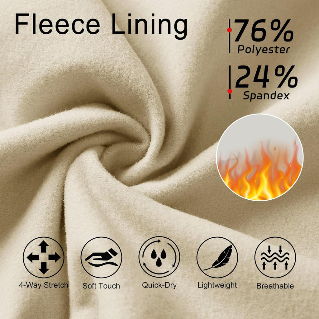 Young Golf Boys Uniform Pants Casual Stretch Water-Resistant Winter Fleece Kids Toddler Boy Pants with Pockets