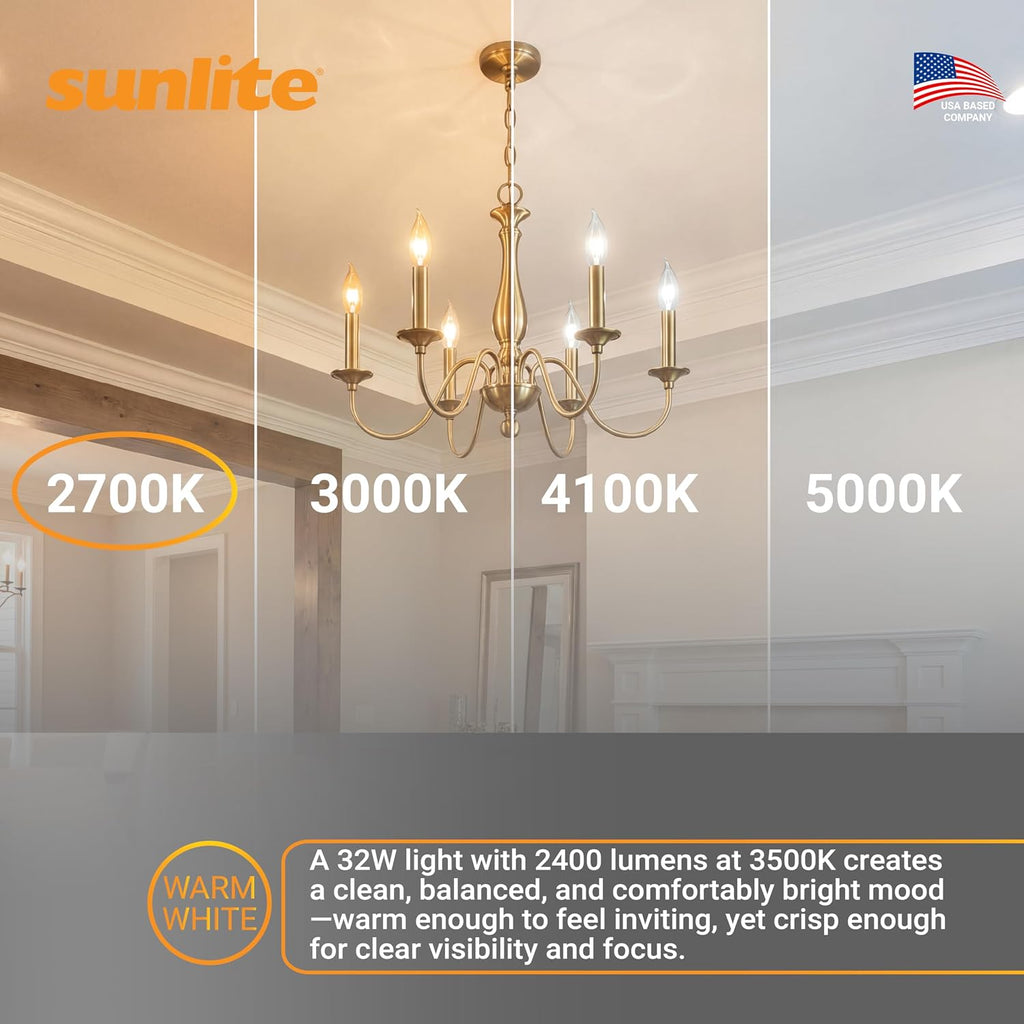 Incandescent Petite Clear Chandelier Light Bulb, 15 Watts, 105 Lumens, Candelabra E12 Base, Flame Tip, 2600K Warm