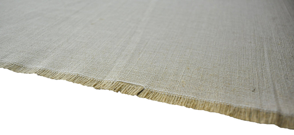 60" Wide Burlap and Cotton Blend Natural Lint Free Linen Burlap Fabric for Crafts & Decoration (60" Wide x 1 Yard