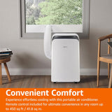 3-In-1 Portable Air Conditioner with Remote, Timer, Sleep Mode, Auto Swing, Dehumidifier