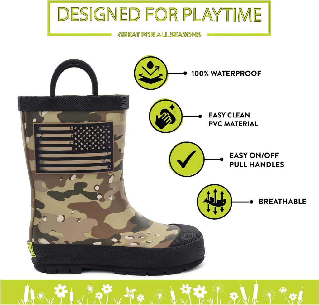 Premium Waterproof Rain Boots for Boys and Girls
