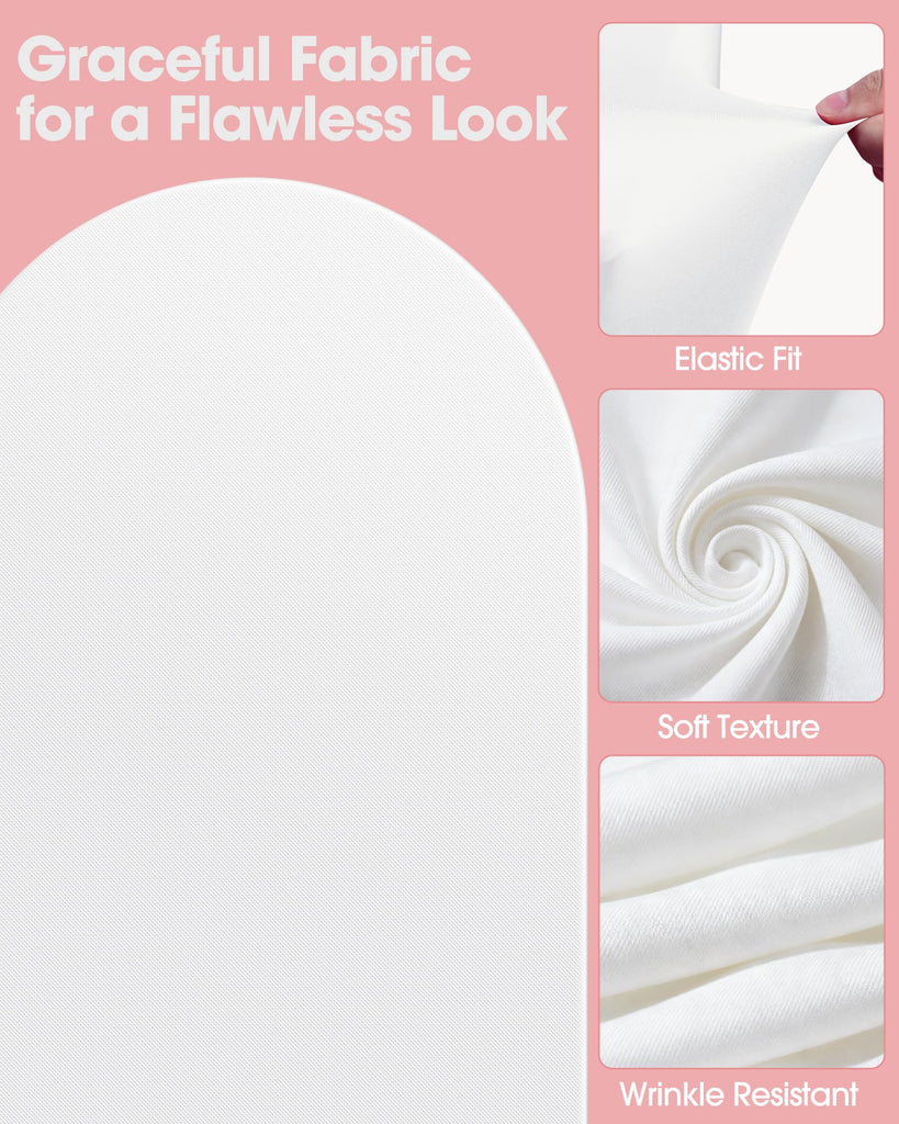 And Cover Set, Metal, 7.2 ft, White