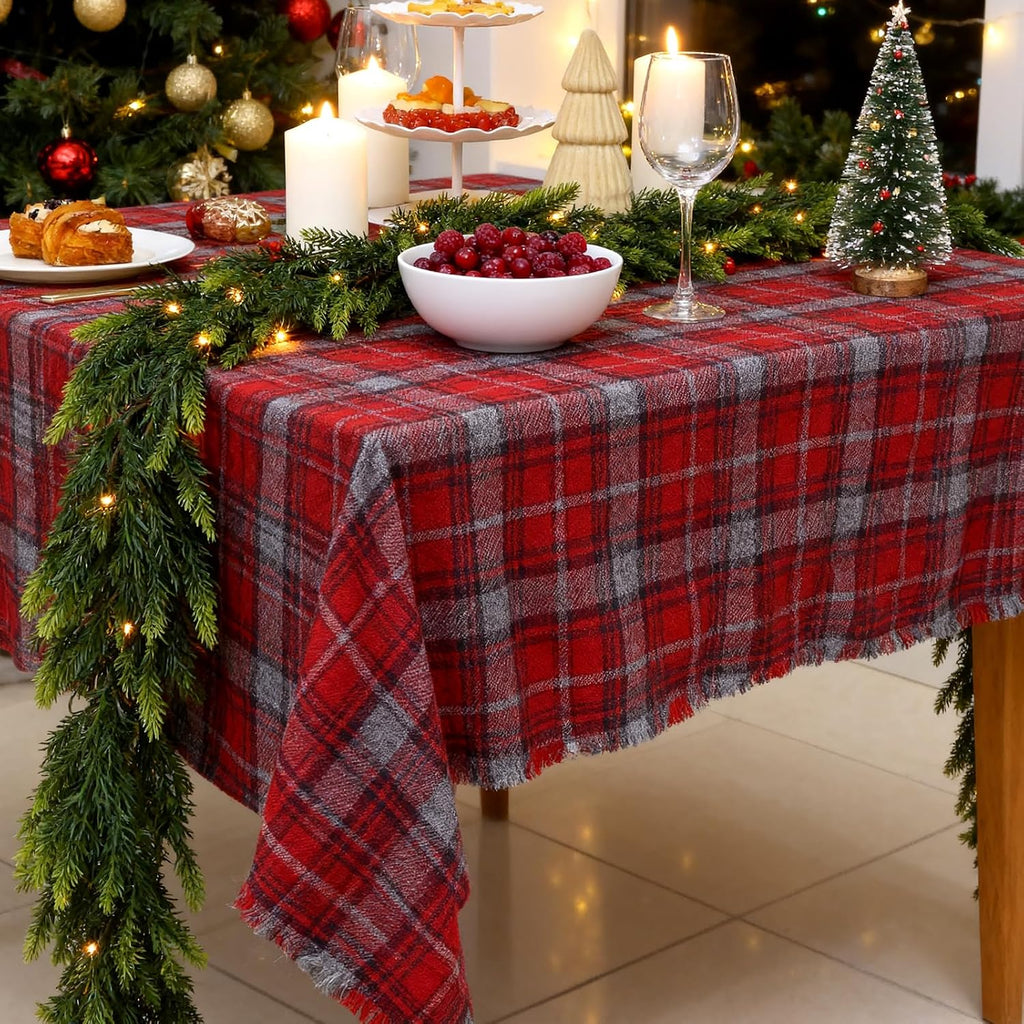 Real Touch Cedar Garland with Lights