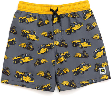 UPF 50+ Swim Trunks with Drawstring Closure Toddler to Little Kid Sizes