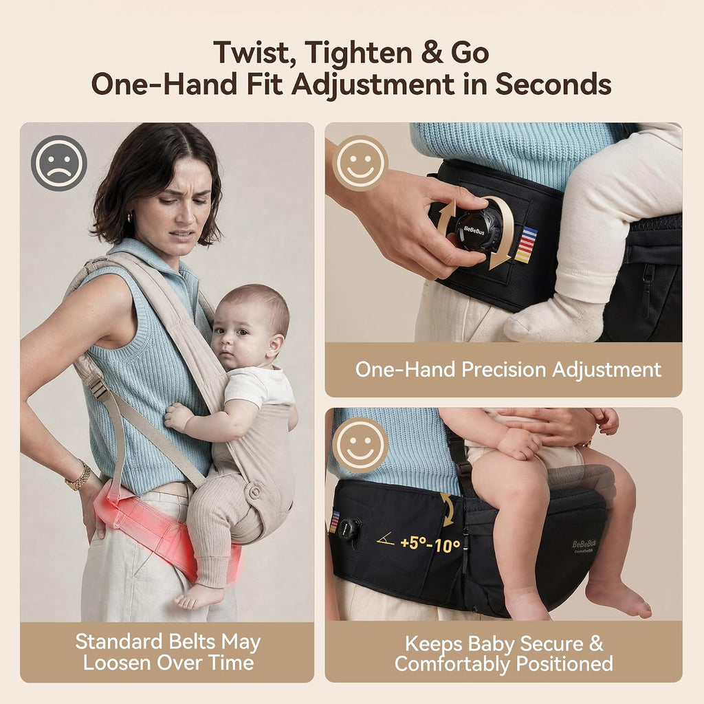 Hip Seat Carrier, Forward Facing Ergonomic Carrier for Infant