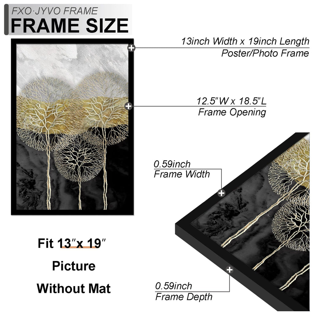 13x19 Picture Frame Set of 6 for Photo Poster Horizontally/Vertically