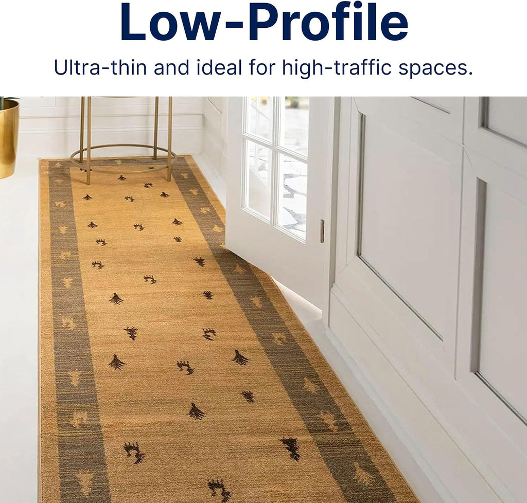Nature's Grip - 2'x3' - 1/16" Thick - Rubber and Jute - Eco-Friendly Non-Slip Rug Pad - Safe for Your Floors and Your - Set of 6