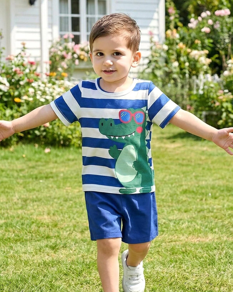 Toddler Boy Clothes Summer Outfits T-Shirt and Shorts Set