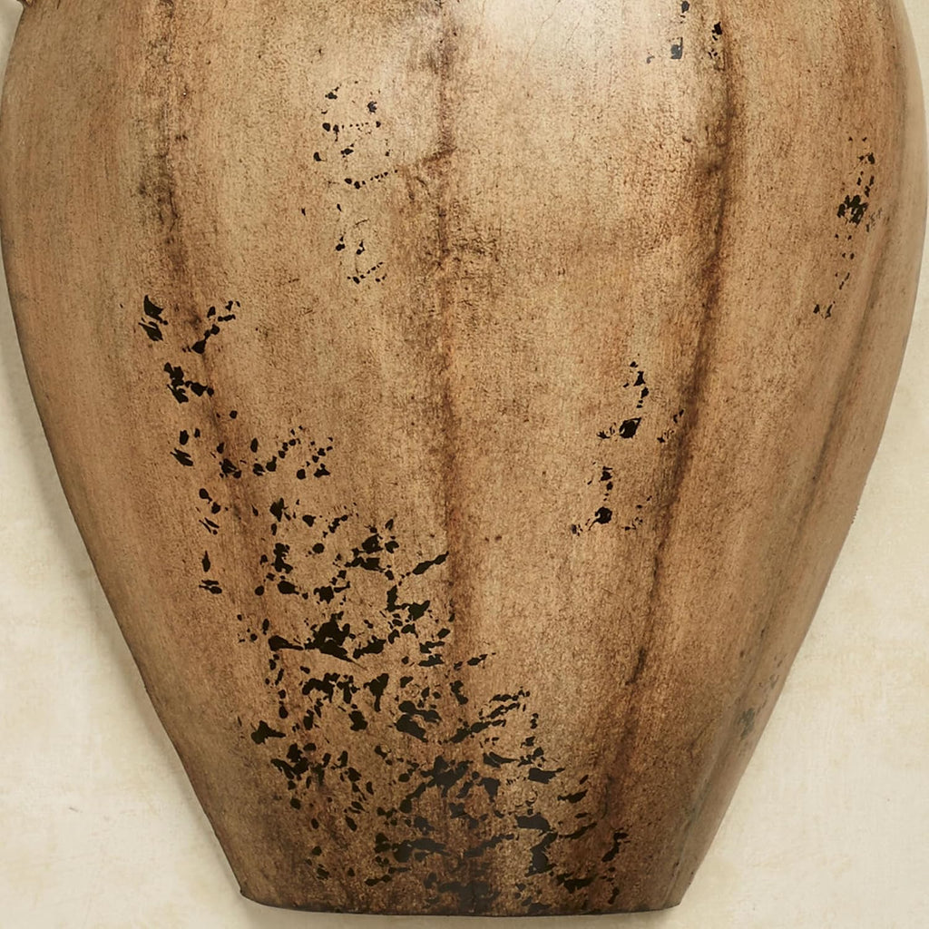 Vaso con Olives Metal Wall Sculpture