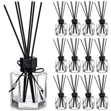 12 Set 120 ml 4 Ounce Reed Diffuser Bottle Empty Glass Jars