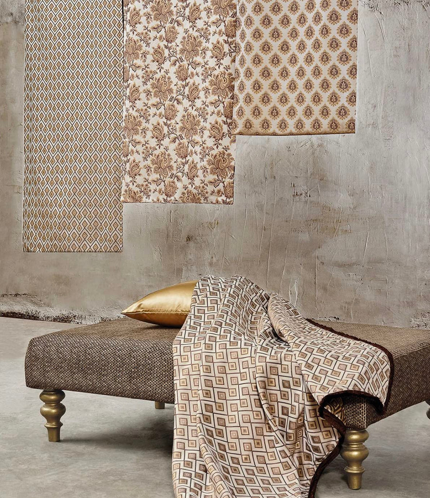 Luxurious Premium Jacquard Floral Design Furnishing Fabric for Upholstery, Window Treatments, Craft - Width 54 inches