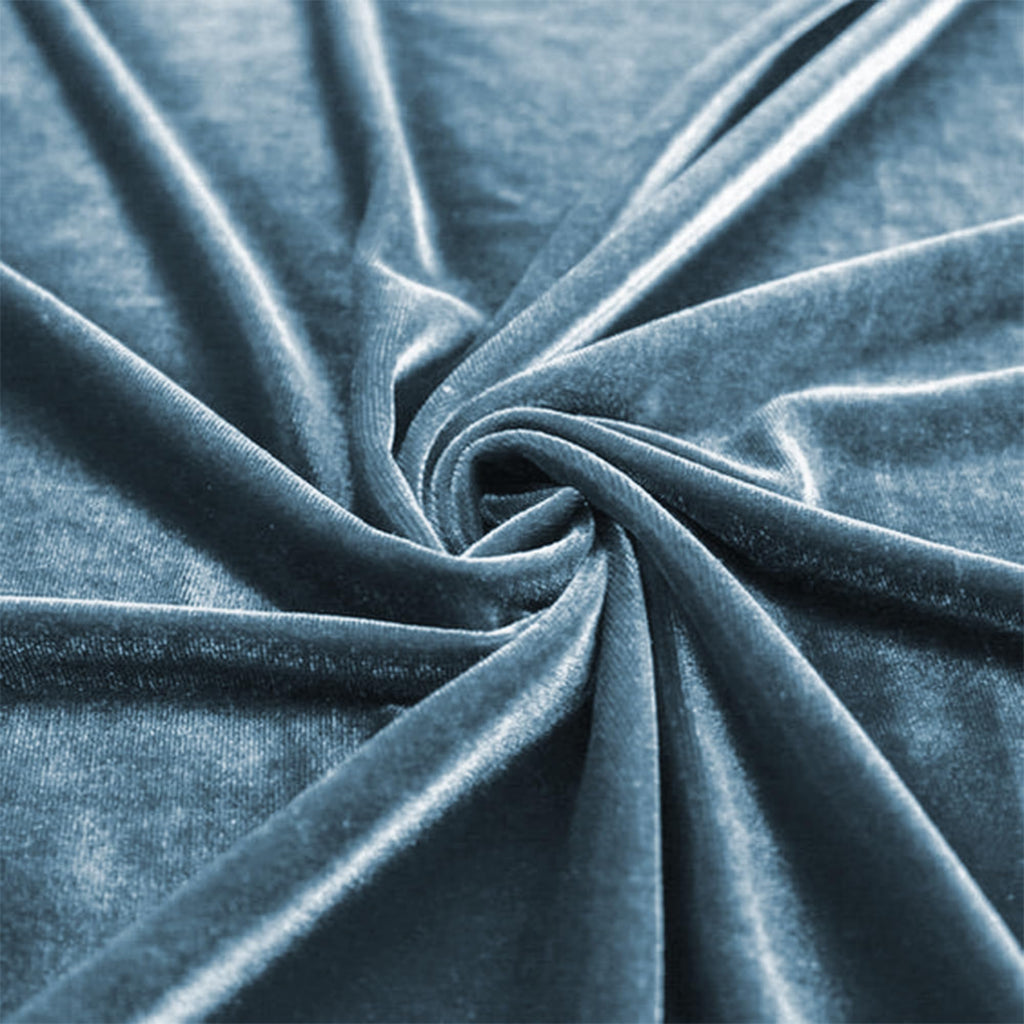 58-Inch Wide Premium Velvet Material Fabric for Drapery, Upholstery, and Bedding, 100 Percent Polyester Velvet Cloth