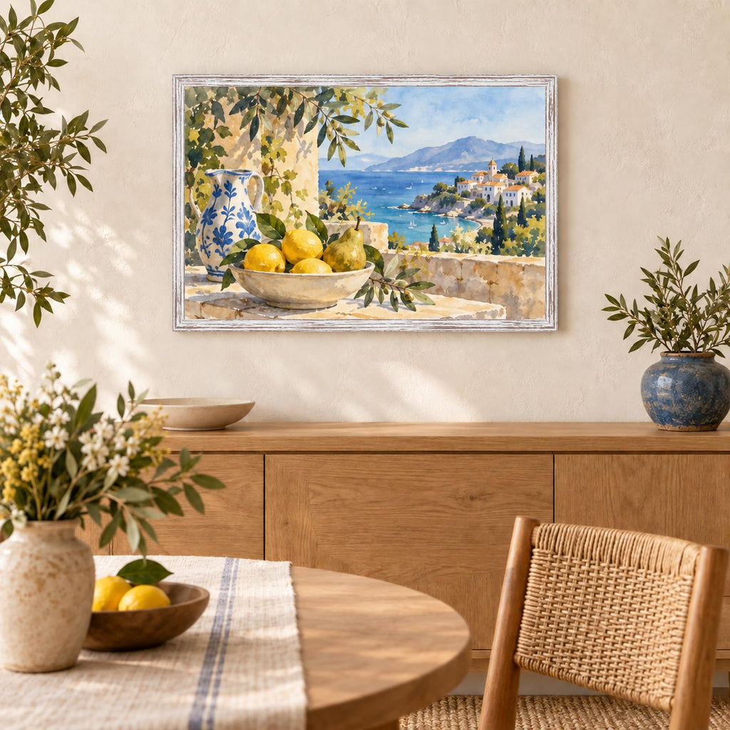 16x24 Picture Frame Rustic White for Poster Photo Picture and 40x60 cm Canvas, Horizontal and Vertical Formats for
