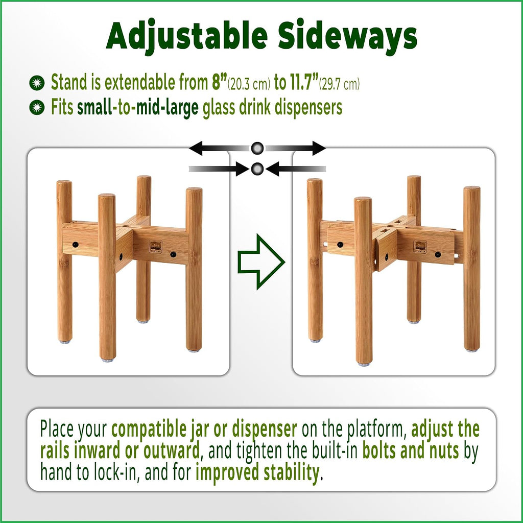 Drink Dispenser Stand - Adjustable, Medium