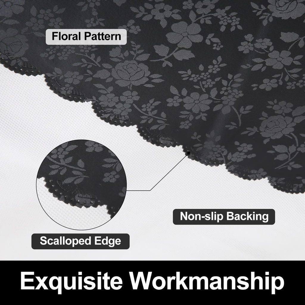 Rectangle Waterproof Heavy Duty Vinyl Tablecloths, 60 x 84 Inch