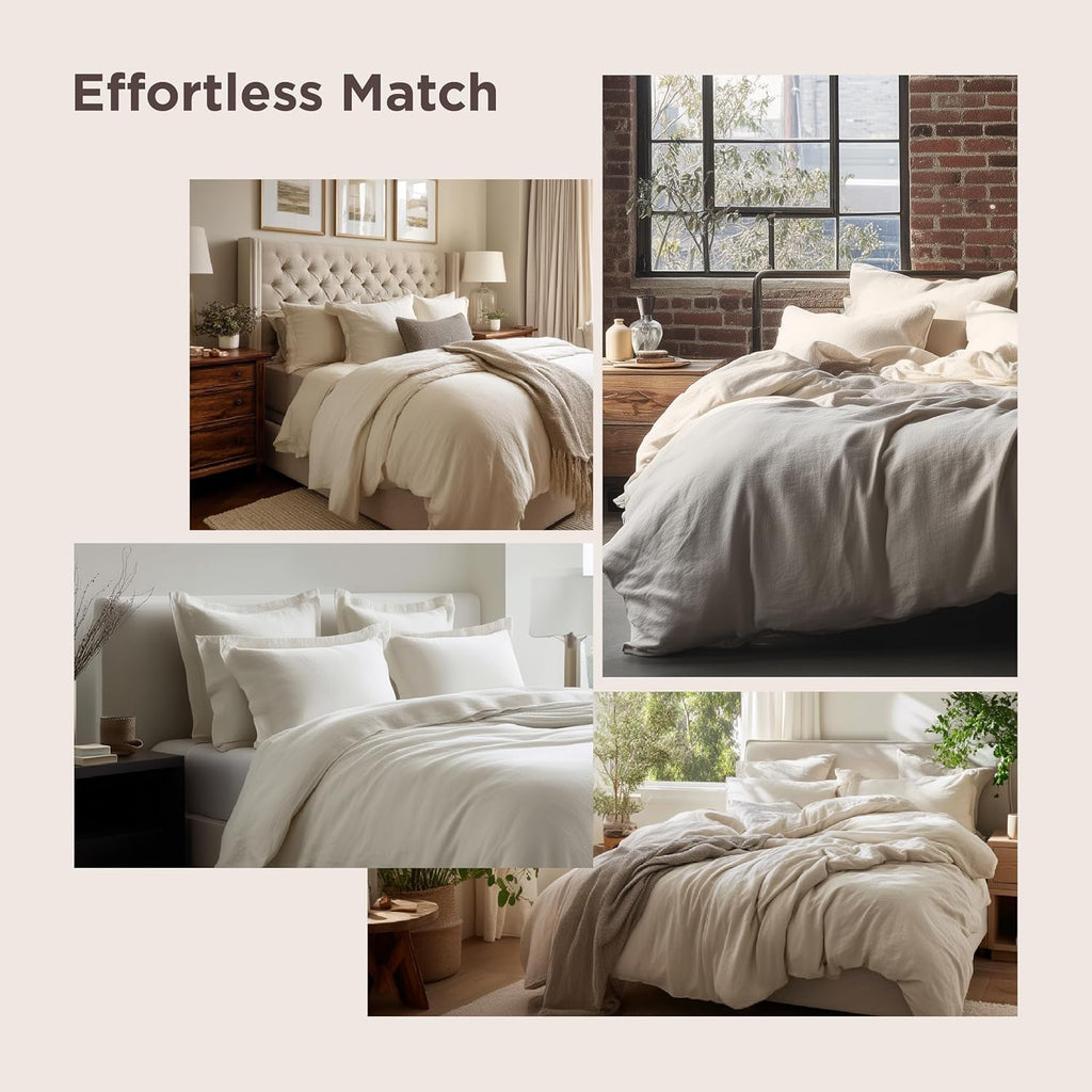 Olive Green Duvet Cover Queen - 3 Pieces Prewashed Cotton-Like Polyester Extra Soft Bedding Set, Includes 1 Duvet
