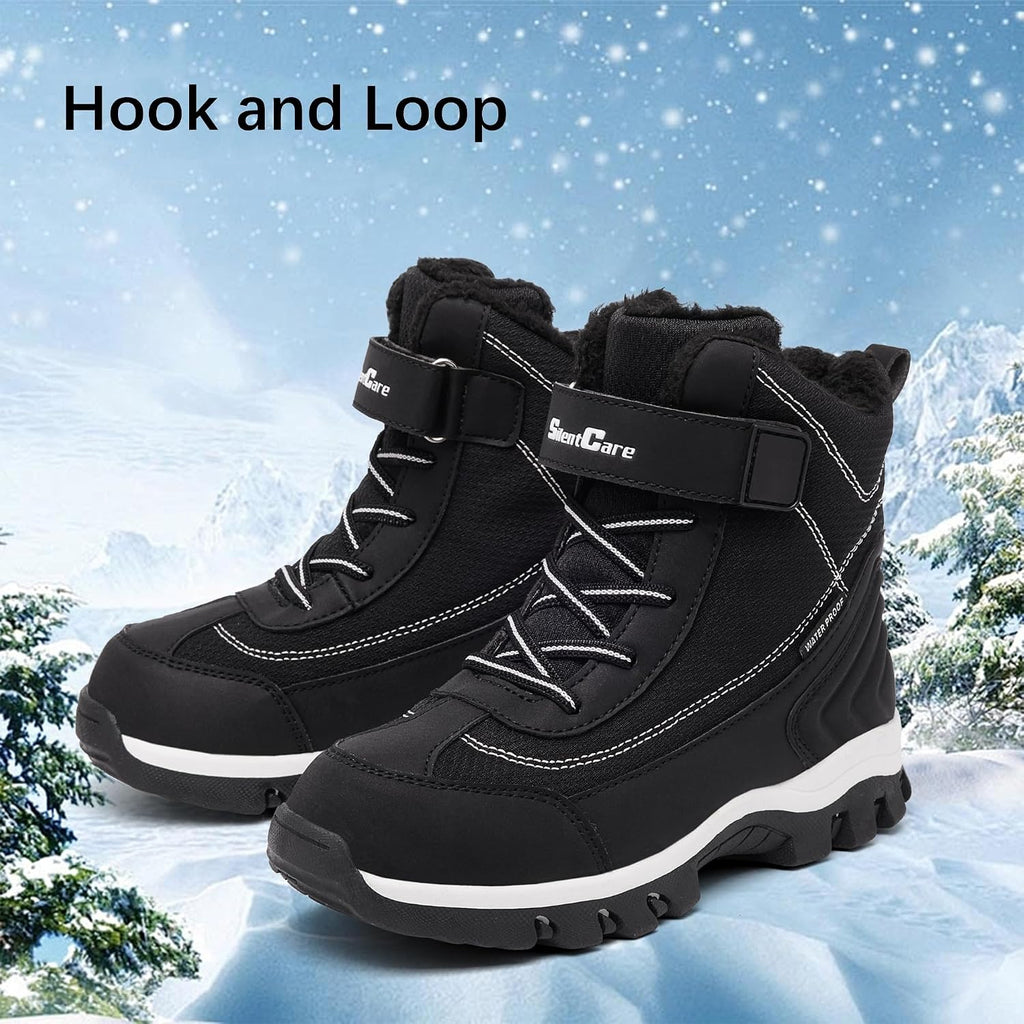 Boy's Snow Boots Winter Waterproof Slip Resistant Cold Weather Kids Shoes Boots (Toddler/Little Kids/Big Kids)