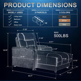 Home Theater Seating Oversized Loveseat Recliner Chair Ultra-Comfortable Reclining Chair Power Recliners Chairs with