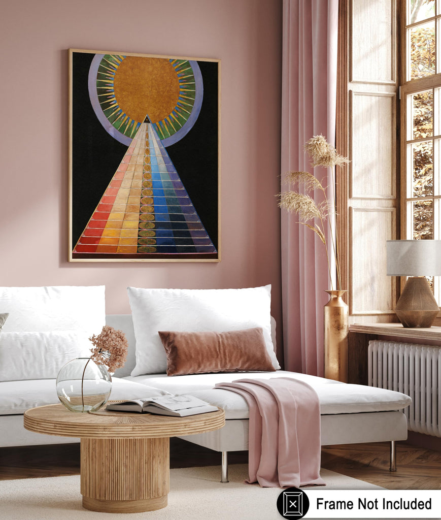 Art Classic Hilma af Klint Poster - Vintage Geometric Print - Gift for Artist, Friend - Altarpiece No. 1, Shapes