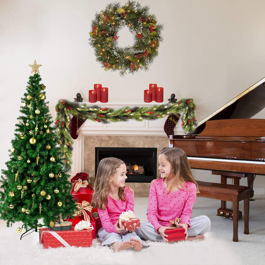 4 FT Premium Artificial Christmas Tree 400 Tips Xmas Tree Green