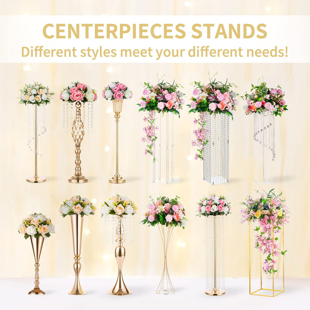 Artificial Flower Centrepieces for Tables - 6 Pcs Dusty Rose Fake Flowers Roses Balls 9.5in Diameter - Silk Faux Rose
