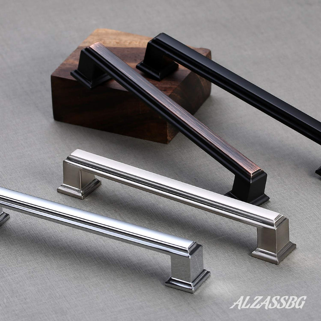 3-3/4" Polished Chrome Cabinet Pulls and Handles 10 Pack, AL3071CP