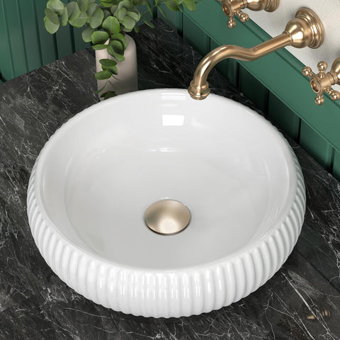 Bathroom Vessel Sink above Counter, Bowl Sinks for Bathroom