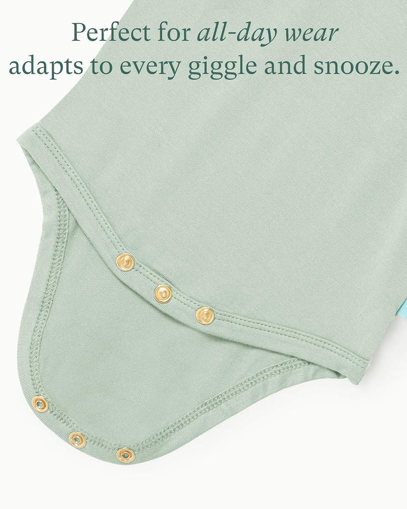 Bamboo Viscose Short Sleeve Bodysuit Baby, Unisex Baby