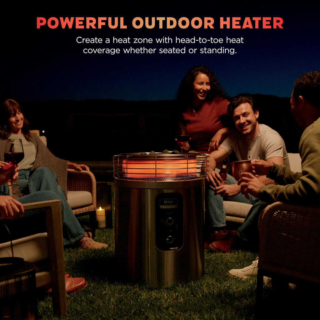 Fireside360 Fire Pit/Heater, 80, 000 BTU, 3 Modes, Halocline Green