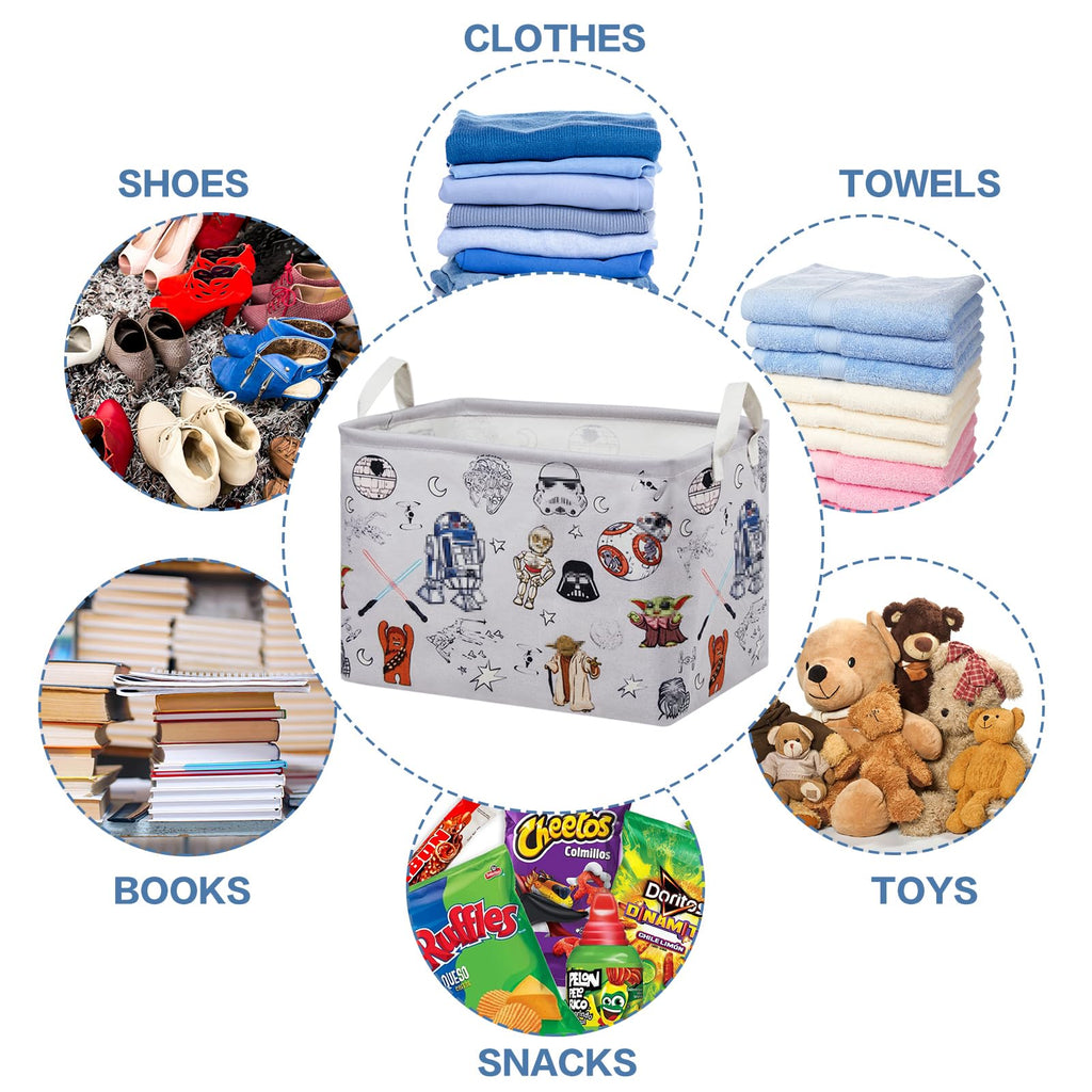 Room Nursery Decor,Baby Laundry Large Hamper Foldable With Waterproof Pe Coating,Dirty Clothes Basket Featuring The