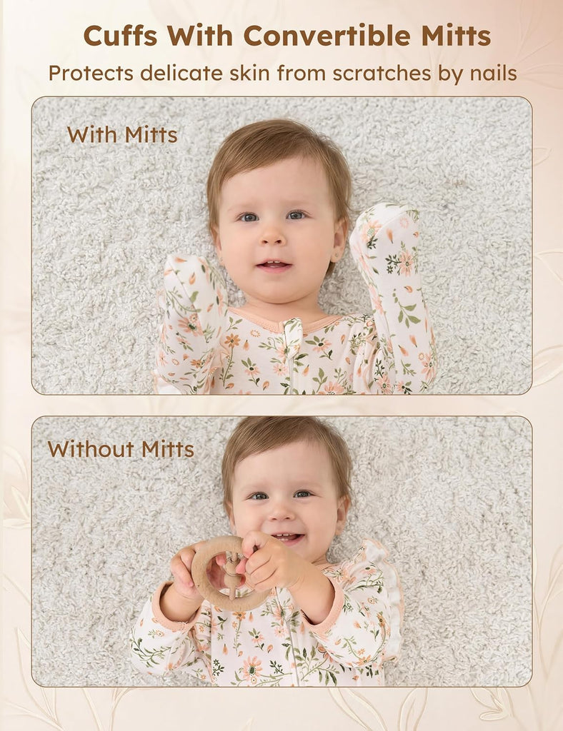 Baby Sleepers 100% Organic Cotton Baby Girl Clothes Baby Pajamas