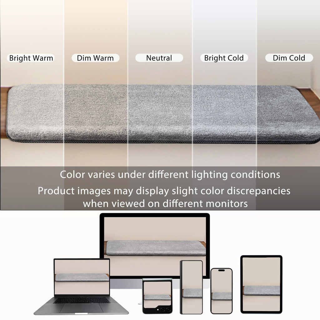 Bullnose Carpet Ultra Plush Grey 2 Pcs