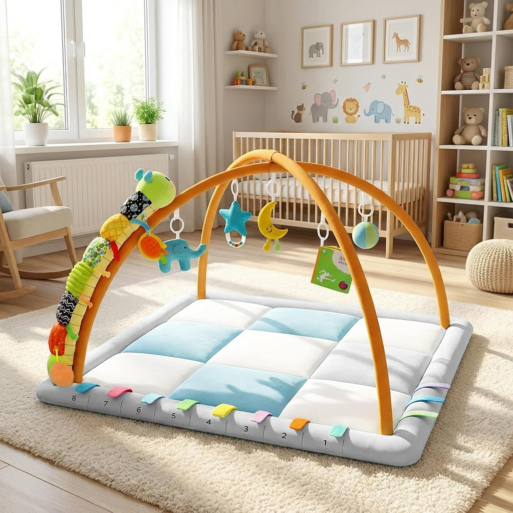Play Gym for Babies 0-12 Months Tummy Time Mat